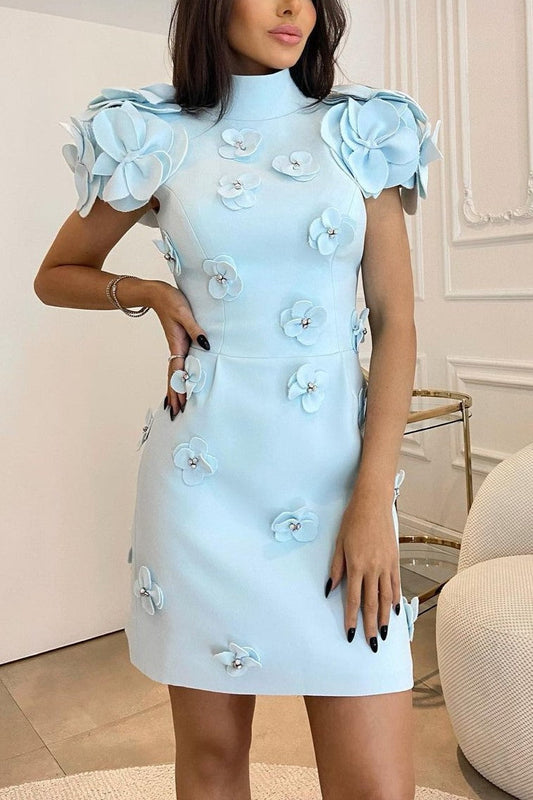 3D Flower Chic Dress