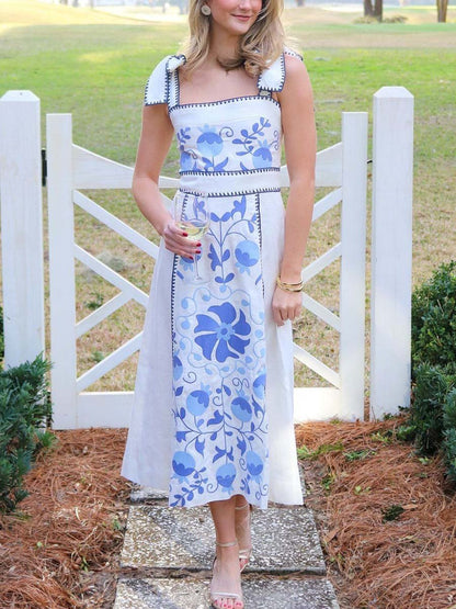 Linen Midi Dress