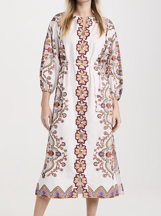 Floral Long Sleeve Maxi Dress