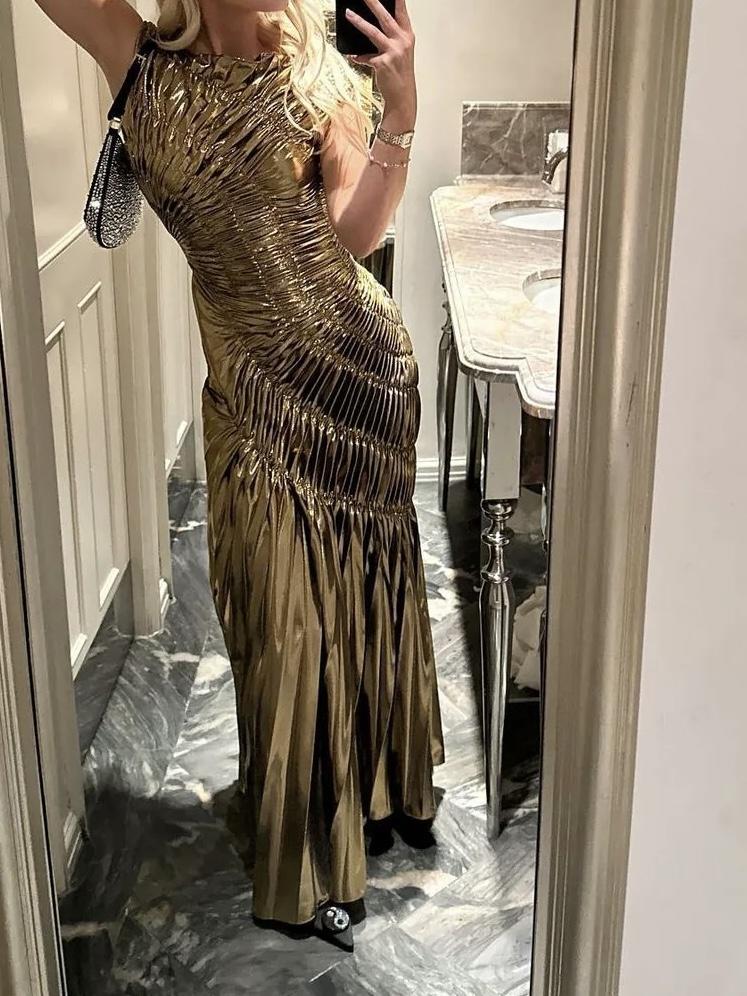 Gold Fossil Dress