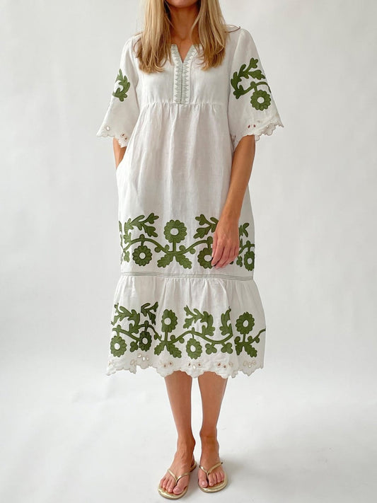 The Bohemian Summer Midi Dress