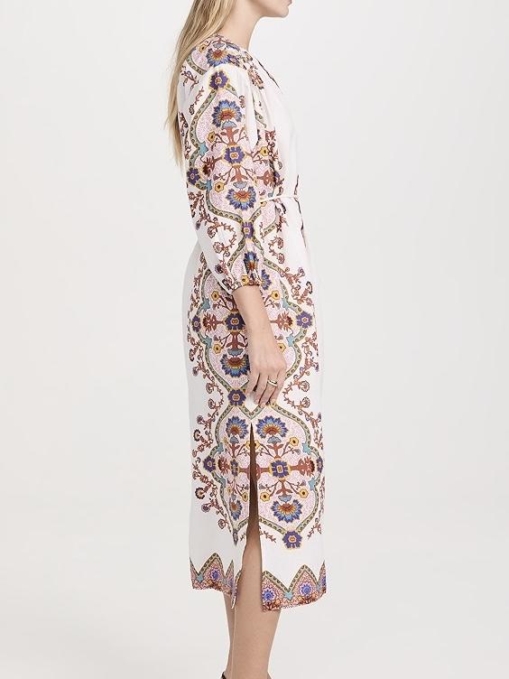 Floral Long Sleeve Maxi Dress