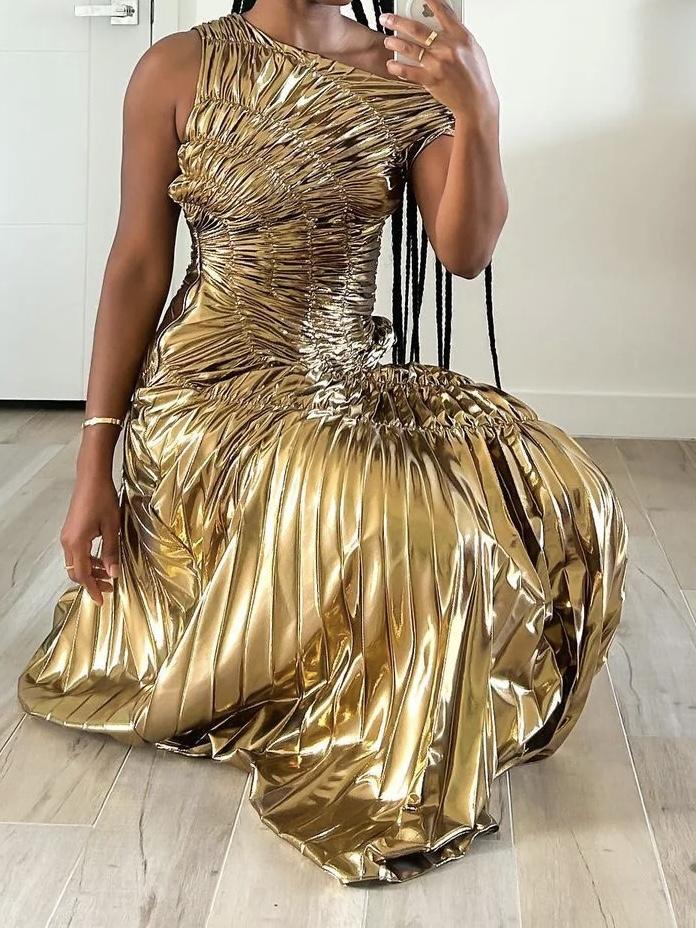 Gold Fossil Dress