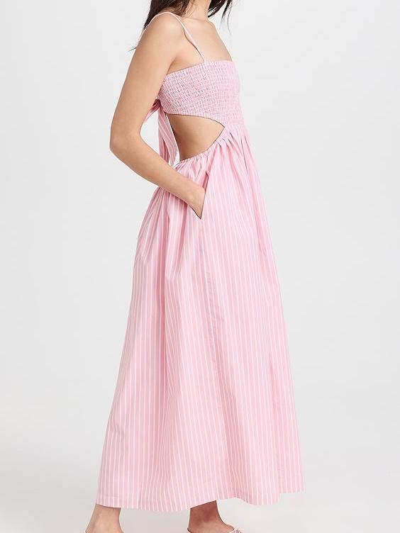 Sleeveless Long Dress With Pockets