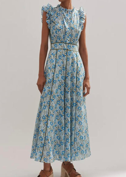 Garden Print Maxi Dress