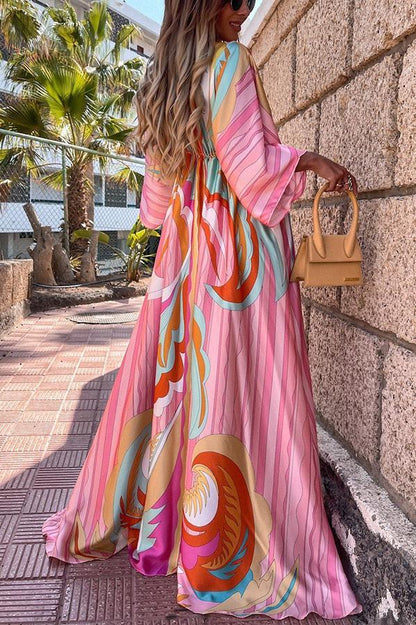 Rainbow Maxi Dress