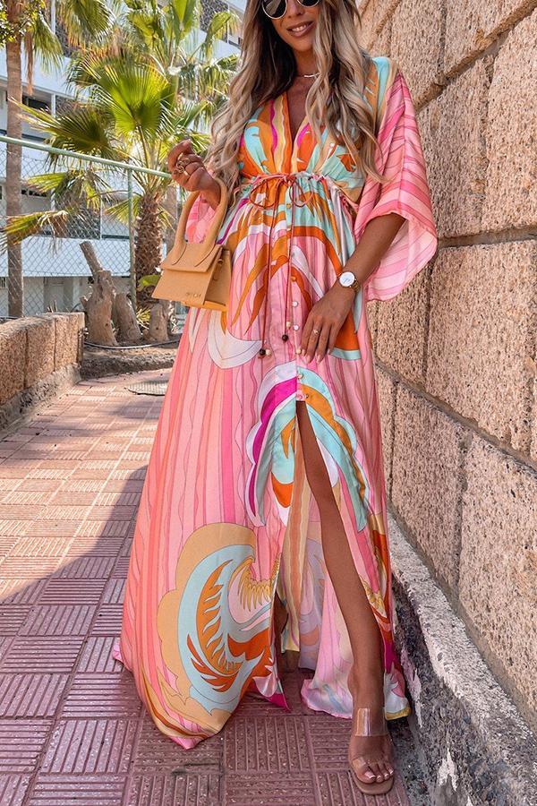 Rainbow Maxi Dress