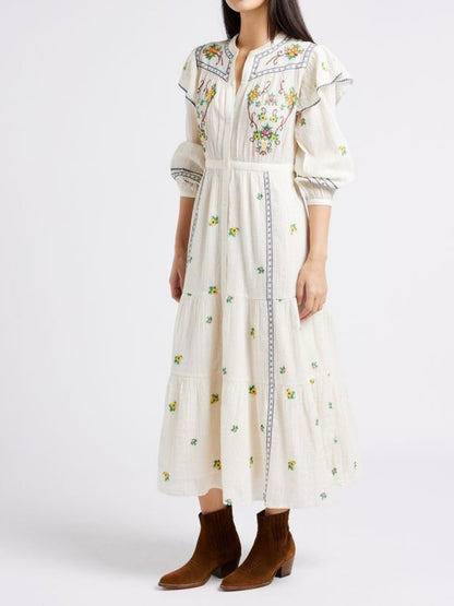 The Spring Floral Shirt Dress