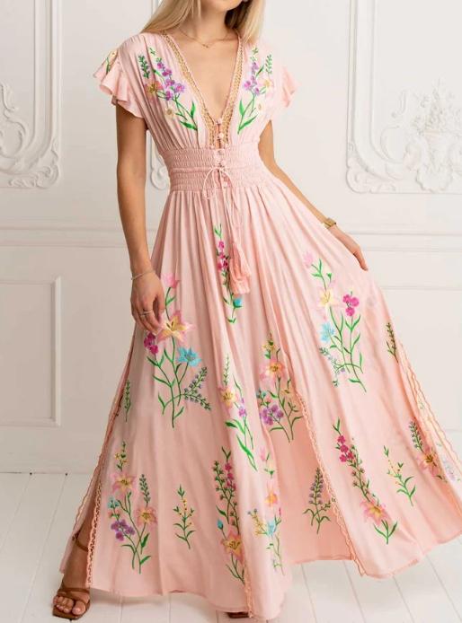 Elegant Bohemian Dress